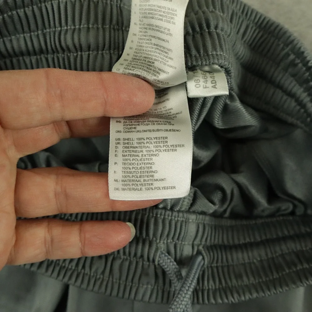 Adidas Pants Mens 34 Activewear Track Gym Training Straight‎ Leg Athletic Gray